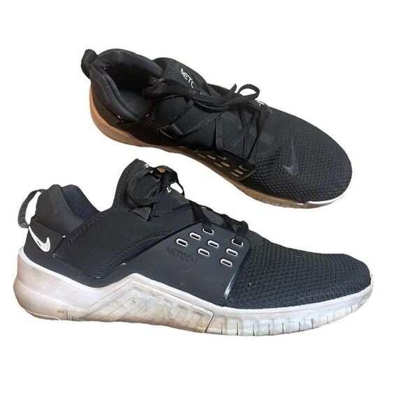 Nike‎ Free x Metcon 2 Cross Training Shoes Men\'s Size 13 Black White AQ8306-004
